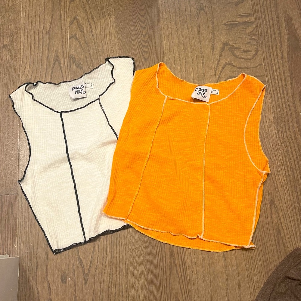 Two like-new Princess Polly tanks!